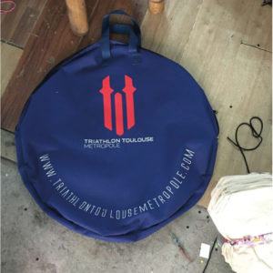 housse de roué vélo personnalisée