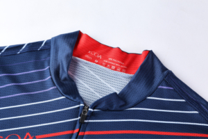 zoom col maillot cyclisme