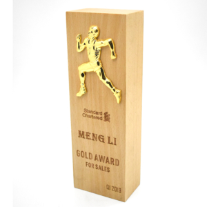 trophée bois personnalisable