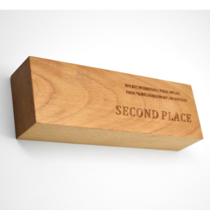 trophée bois personnalisable