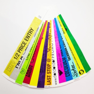 BRACELETS TYVEK PERSONNALISÉS